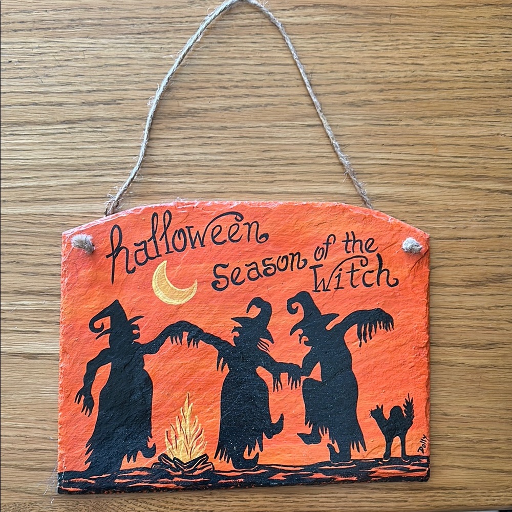 Halloween Witch Wall Hanging